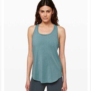 Lululemon Love Tank Pleasted Aquatic Green size 8‎